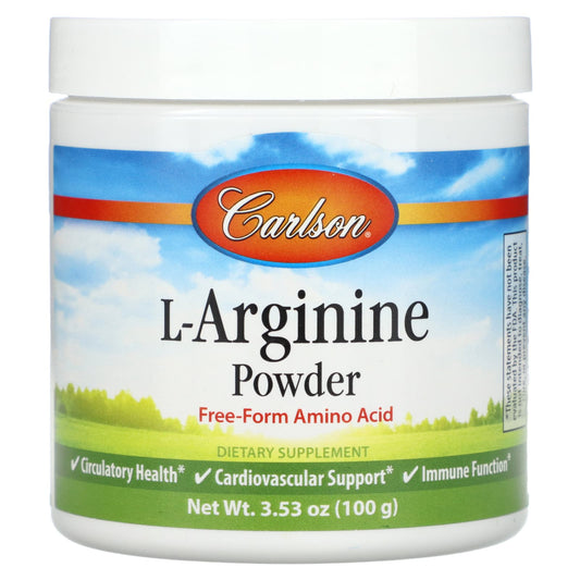 Boost Circulation & Immune Health with Carlson L-Arginine Powder - Image 1