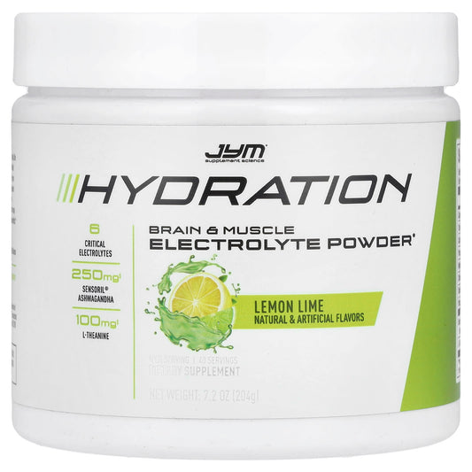 JYM Hydration Electrolyte Powder for Optimal Performance | Lemon Lime - Image 1