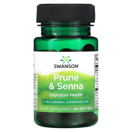 Swanson, Prune & Senna, 60 Softgels - Image 1