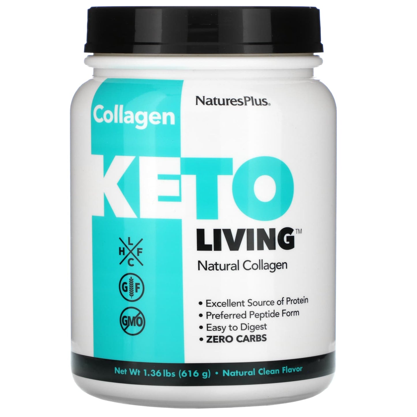 NaturesPlus, KetoLiving™, Natural Collagen, 1.36 lbs (616 g)