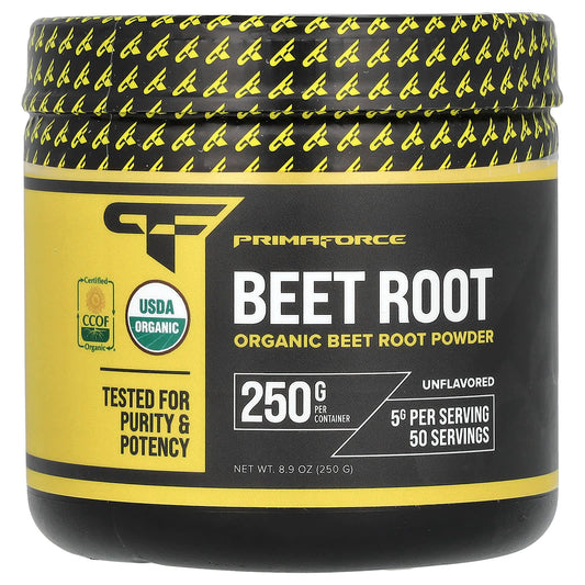 Primaforce, Organic Beet Root, Unflavored, 8.9 oz (250 g) - Image 1