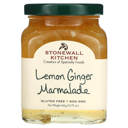 Stonewall Kitchen, Lemon Ginger Marmalade, 12.75 oz (361 g) - Image 1