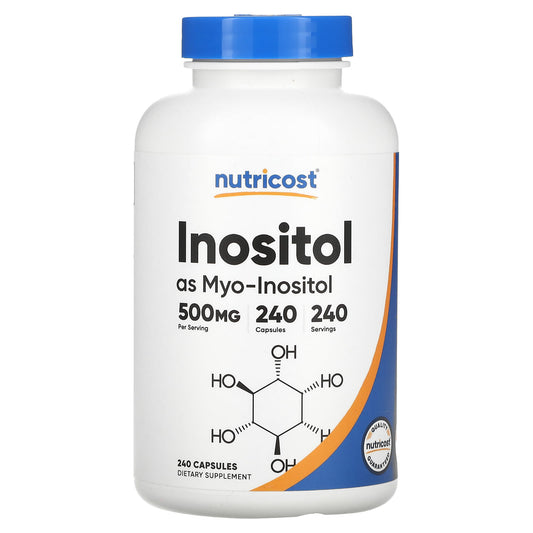 Nutricost, Inositol, 500 mg, 240 Capsules - Image 1