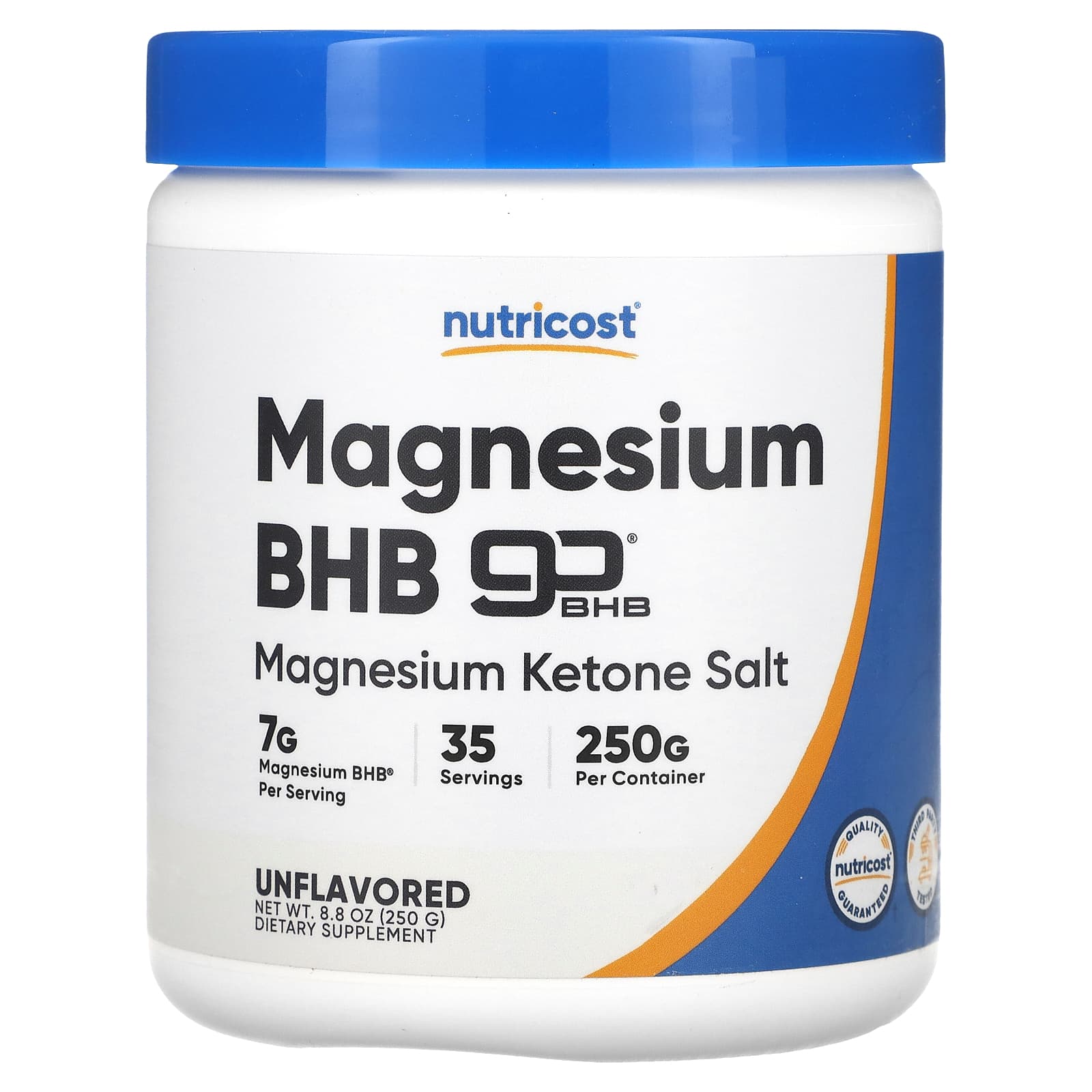 Nutricost, Magnesium BHB, goBHB®,  Unflavored, 8.8 oz (250 g) - Image 1