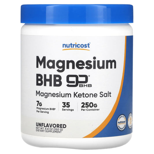 Nutricost, Magnesium BHB, goBHB®,  Unflavored, 8.8 oz (250 g) - Image 1
