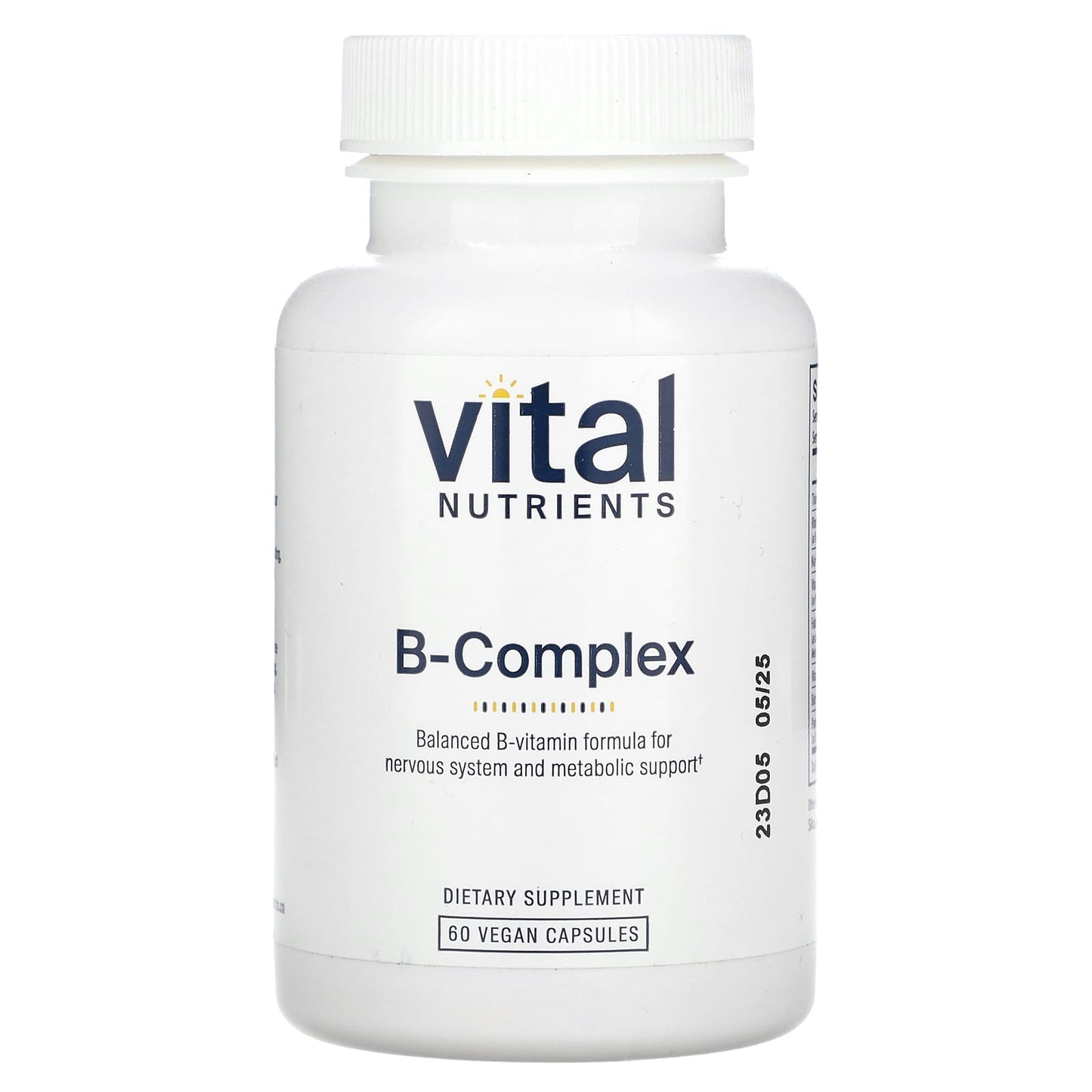 Vital Nutrients, B-Complex, 60 Vegan Capsules - Image 1