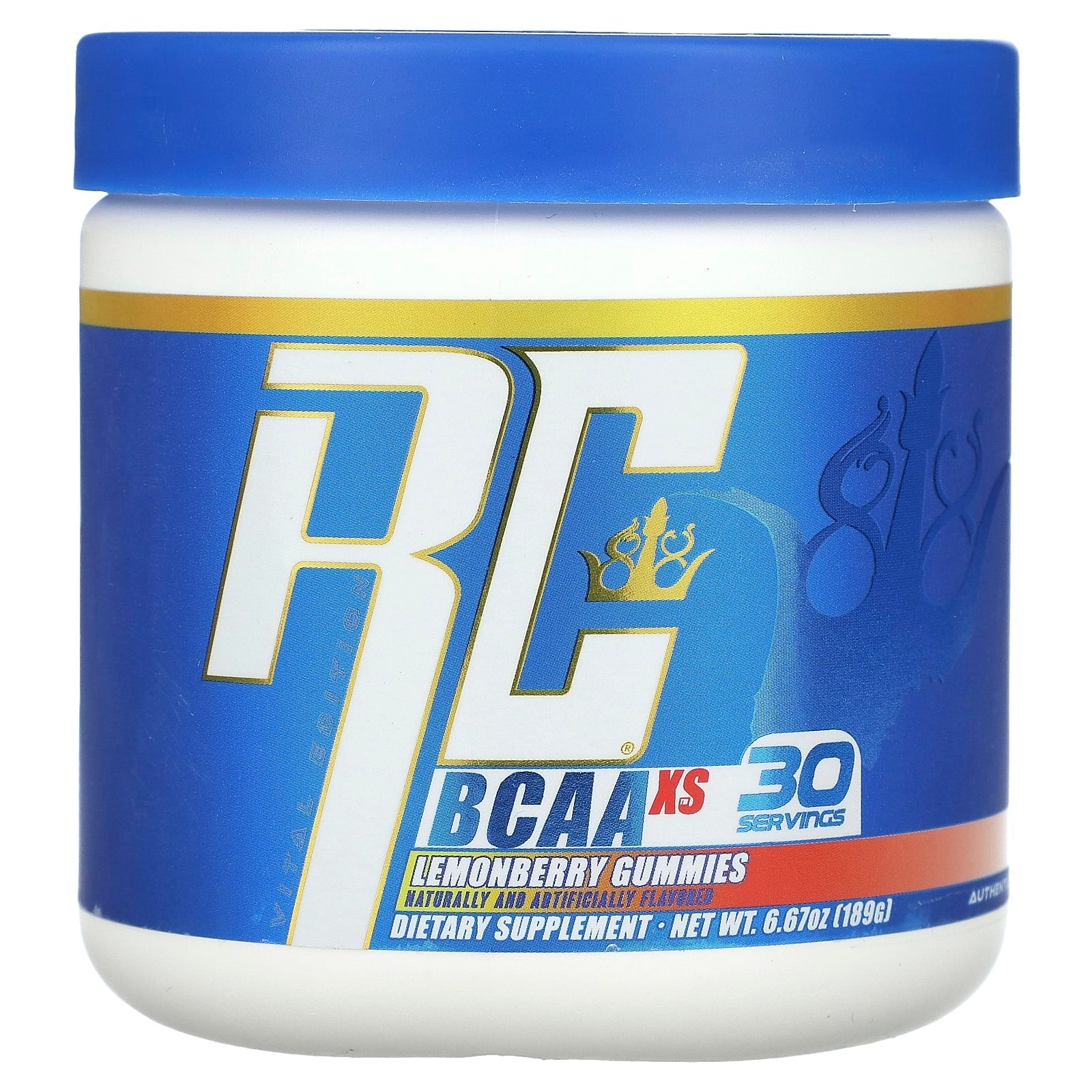 Ronnie Coleman, Vital Edition, BCAA XS, Lemonberry Gummies, 6.67 oz (189 g) - Image 1
