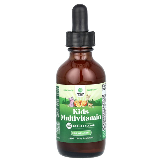 Nature's Craft, Kids Multivitamin, Sugar Free, Orange, 60 ml - Image 1