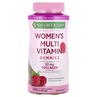 Nature's Bounty Women's Multi Vitamin Gummies, Raspberry, 140 Count