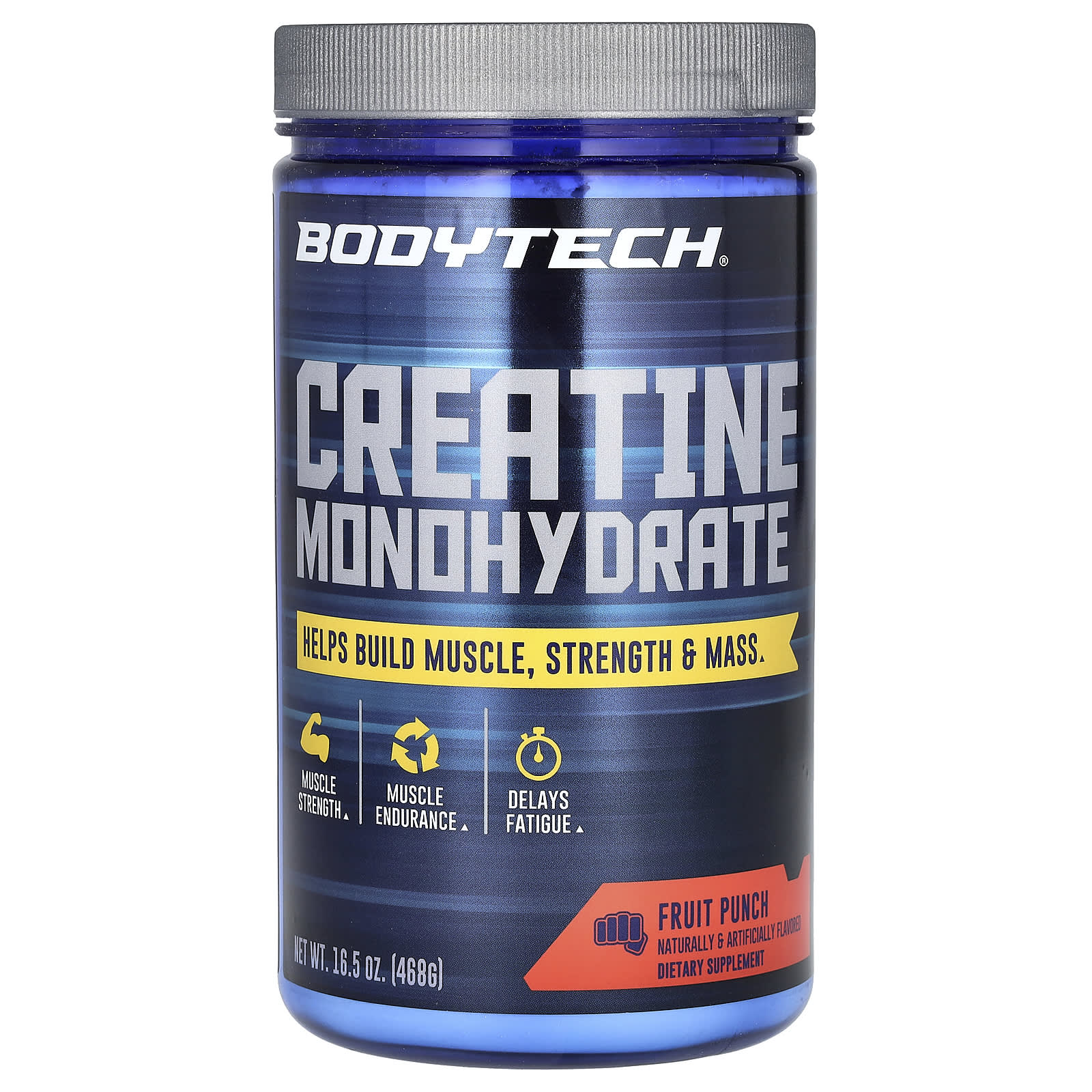 Build Strength & Endurance with BodyTech Creatine Monohydrate - Fruit Punch - Image 1