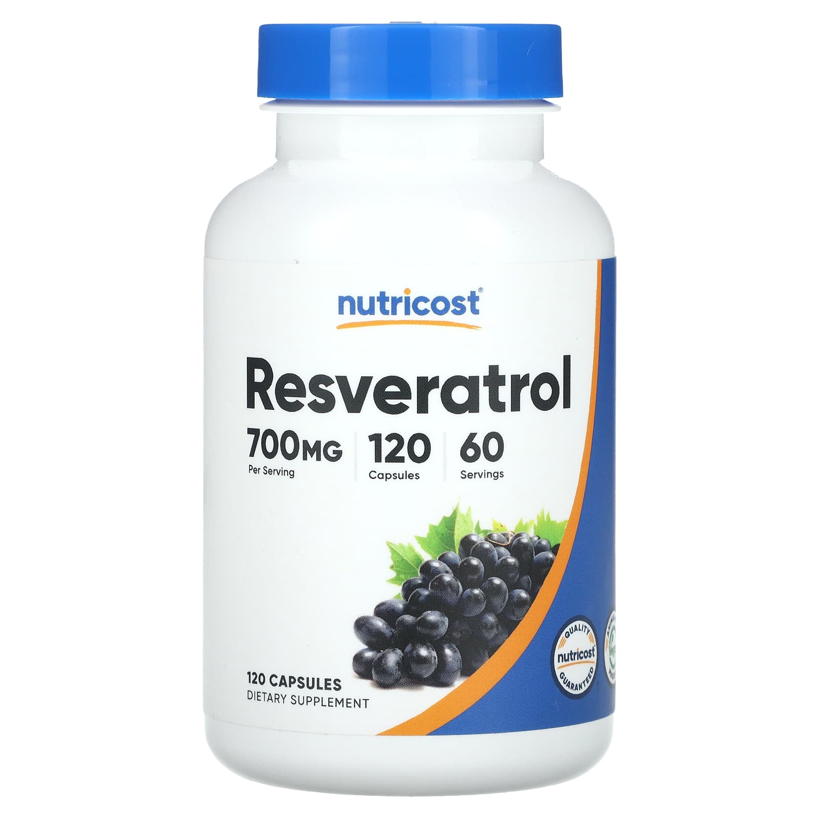 Nutricost, Resveratrol, 120 Capsules (350 mg per Capsule)