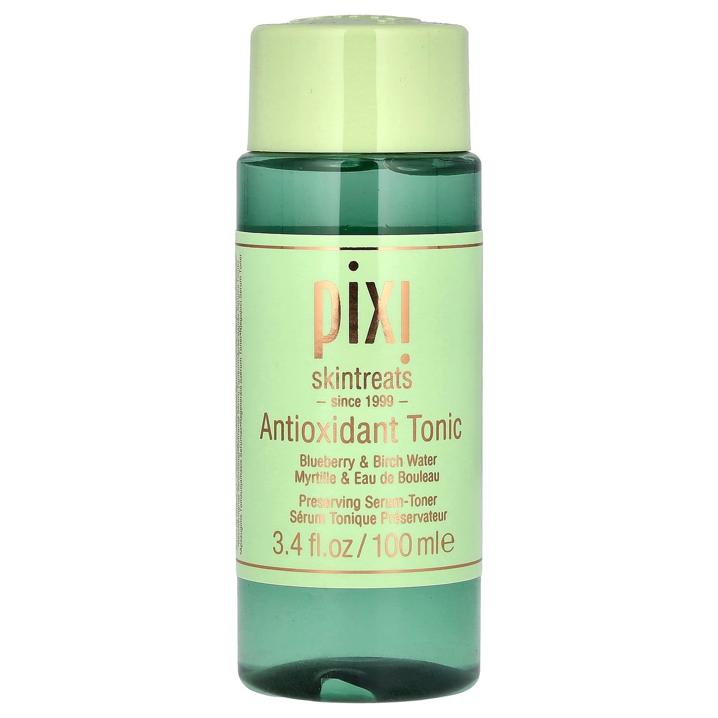 Pixi Beauty, Skintreats, Antioxidant Tonic, Preserving Serum-Toner, Blueberry & Birch Water, 3.4 fl oz (100 ml) - Image 1