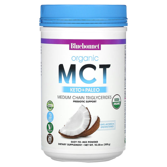 Organic MCT Powder by Bluebonnet Nutrition - Keto & Paleo Support - Image 1