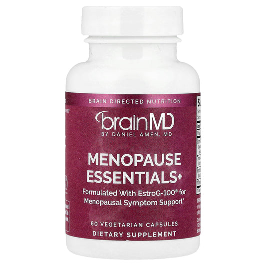 BrainMD Menopause Essentials+ Support for Hot Flashes & Hormone Balance - 60 Capsules - Image 1