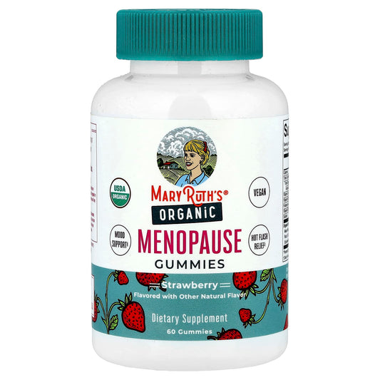 MaryRuth's, Organic Menopause Gummies, Strawberry, 60 Gummies - Image 1