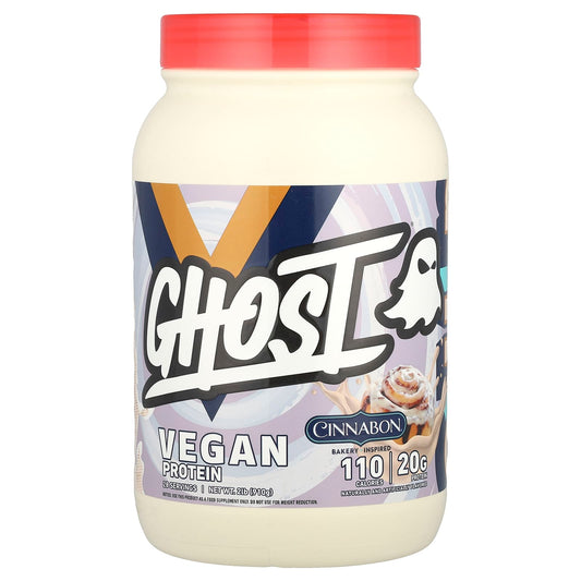 Ghost Vegan Protein - Cinnabon Flavored | 20g Protein, Soy Free, Gluten Free - Image 1