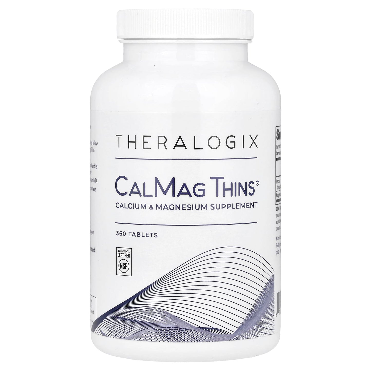 Theralogix, CalMag Thins, 360 Tablets - Image 1