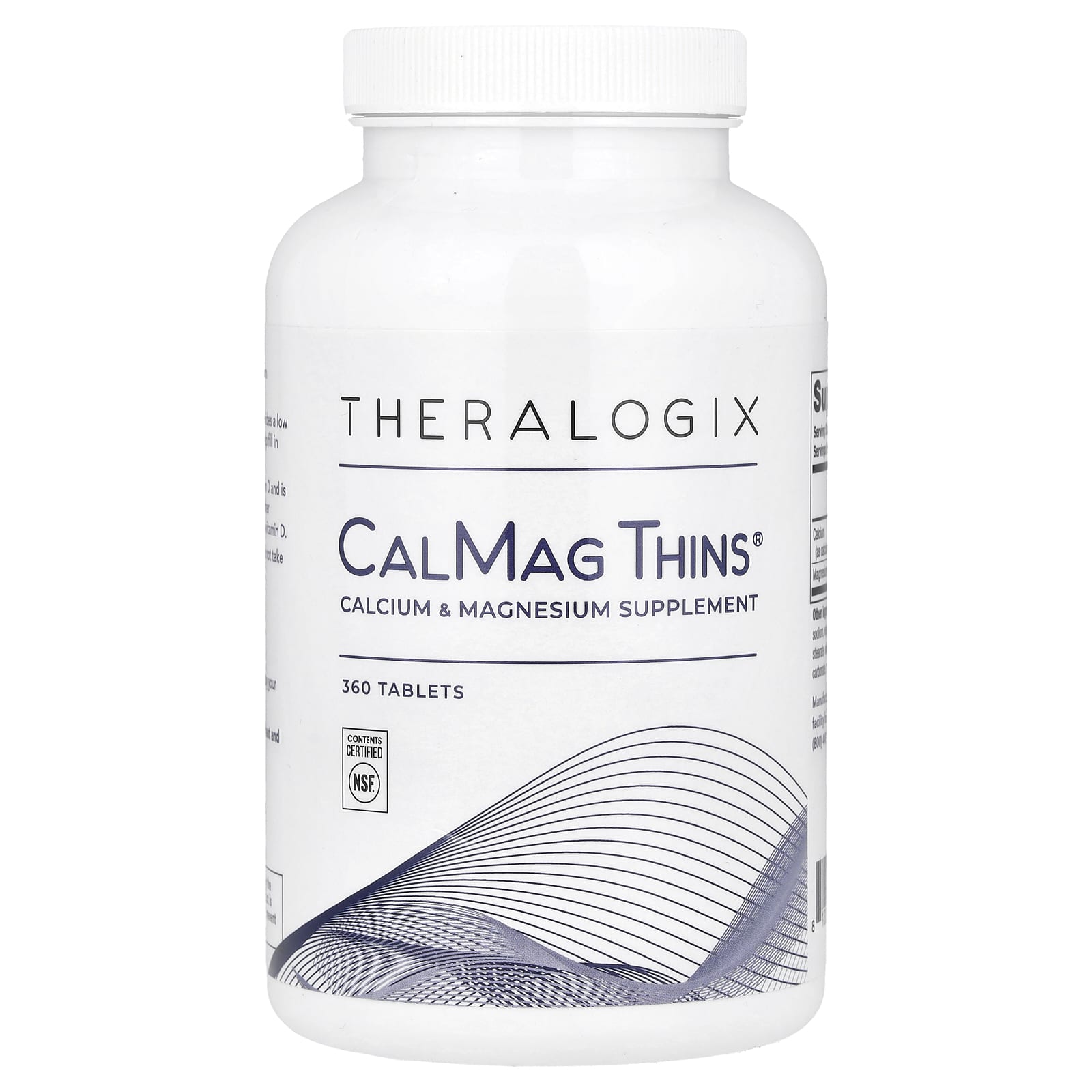 Theralogix, CalMag Thins, 360 Tablets - Image 1