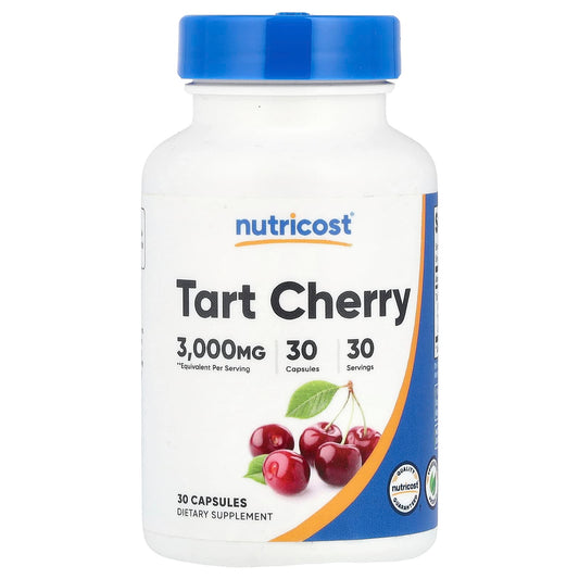 Nutricost, Tart Cherry, 3,000 mg, 30 Capsules - Image 1