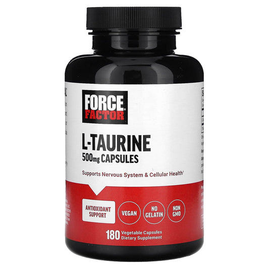Unlock Your Potential with L-Taurine by Force Factor - 250mg per Capsule - Image 1