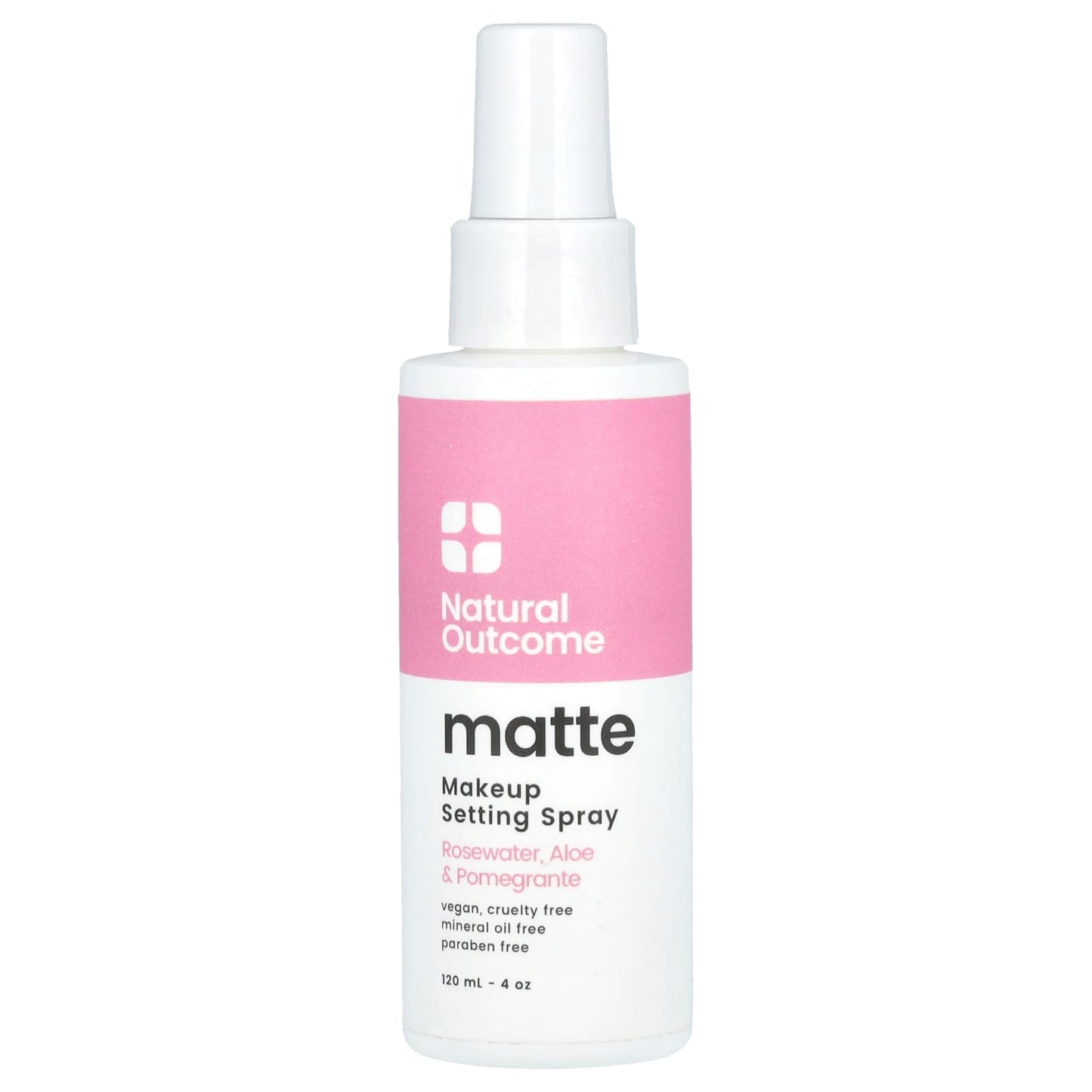 Natural Outcome, Matte, Makeup Settling Spray, 4 oz (120 ml) - Image 1
