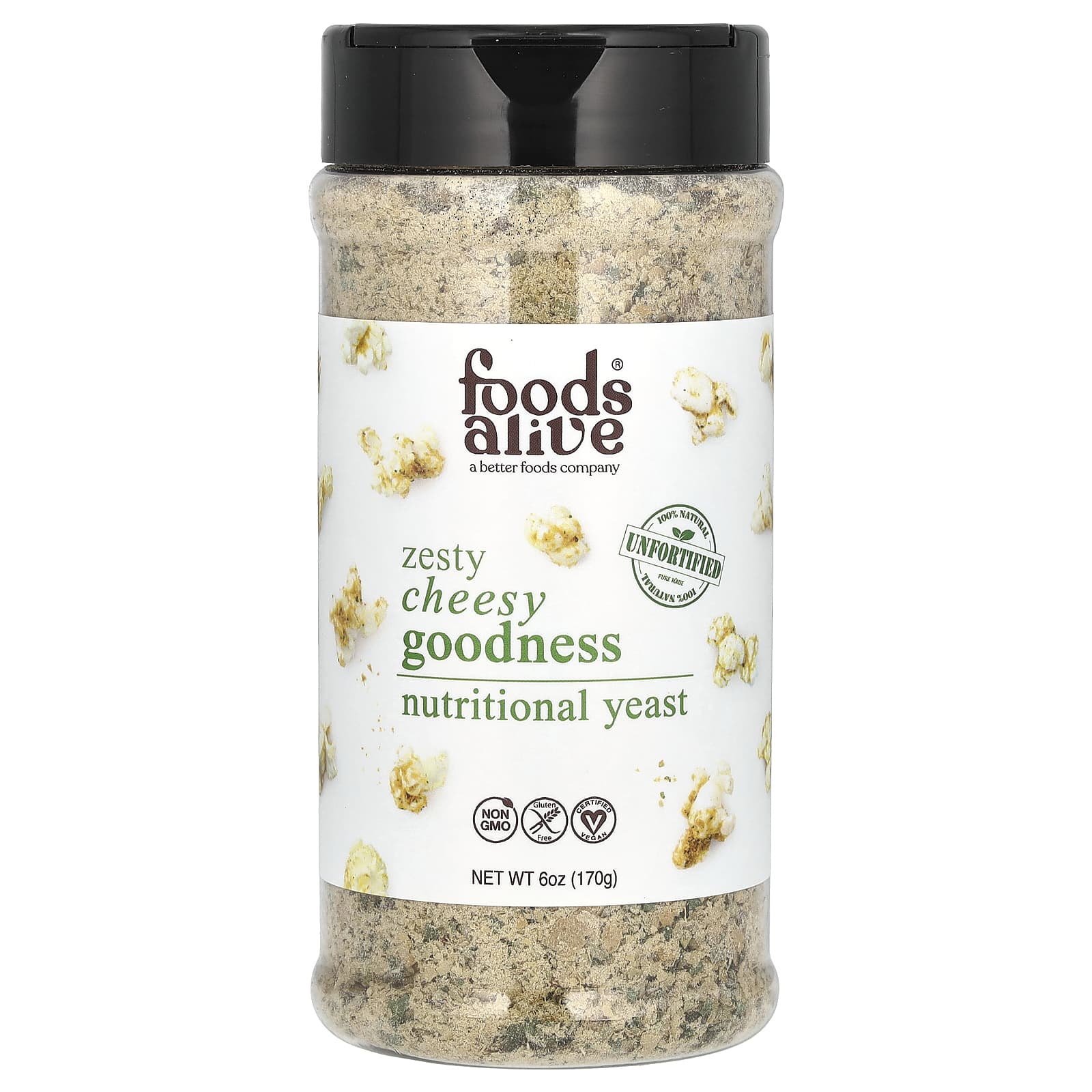 Nutritional Yeast with Italian Herbs by Foods Alive, 6 oz (170g) - Image 1