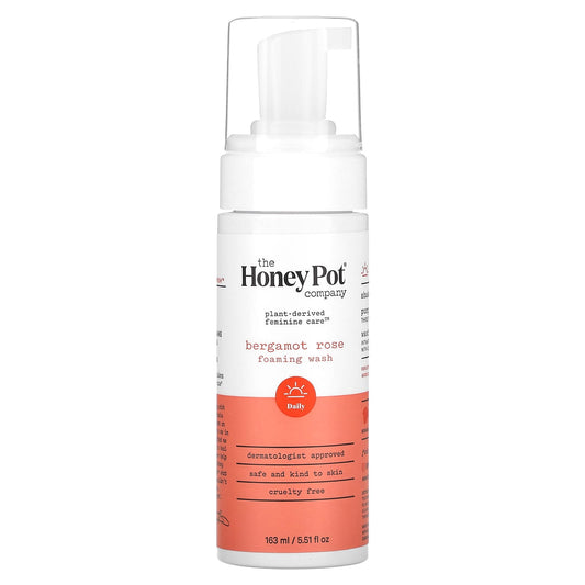 The Honey Pot Company, Foaming Wash, Bergamot Rose, 5.51 fl oz (163 ml) - Image 1