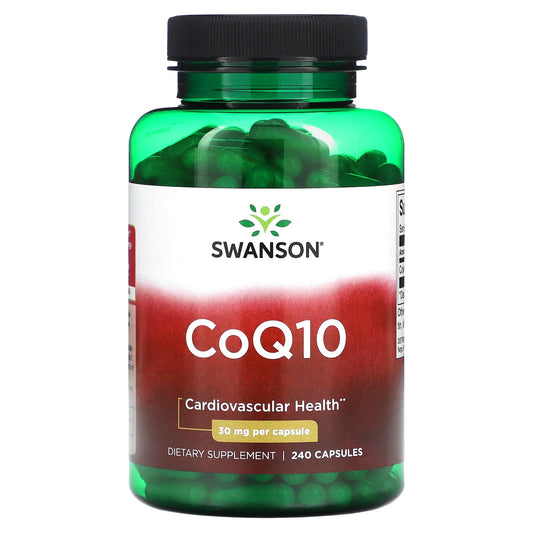 Swanson, CoQ10, 30 mg, 240 Capsules - Image 1
