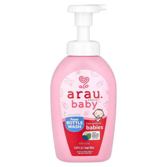 Gentle Baby Bottle Wash, Unscented, 16.09 fl oz (500 ml) | arau.baby - Image 1