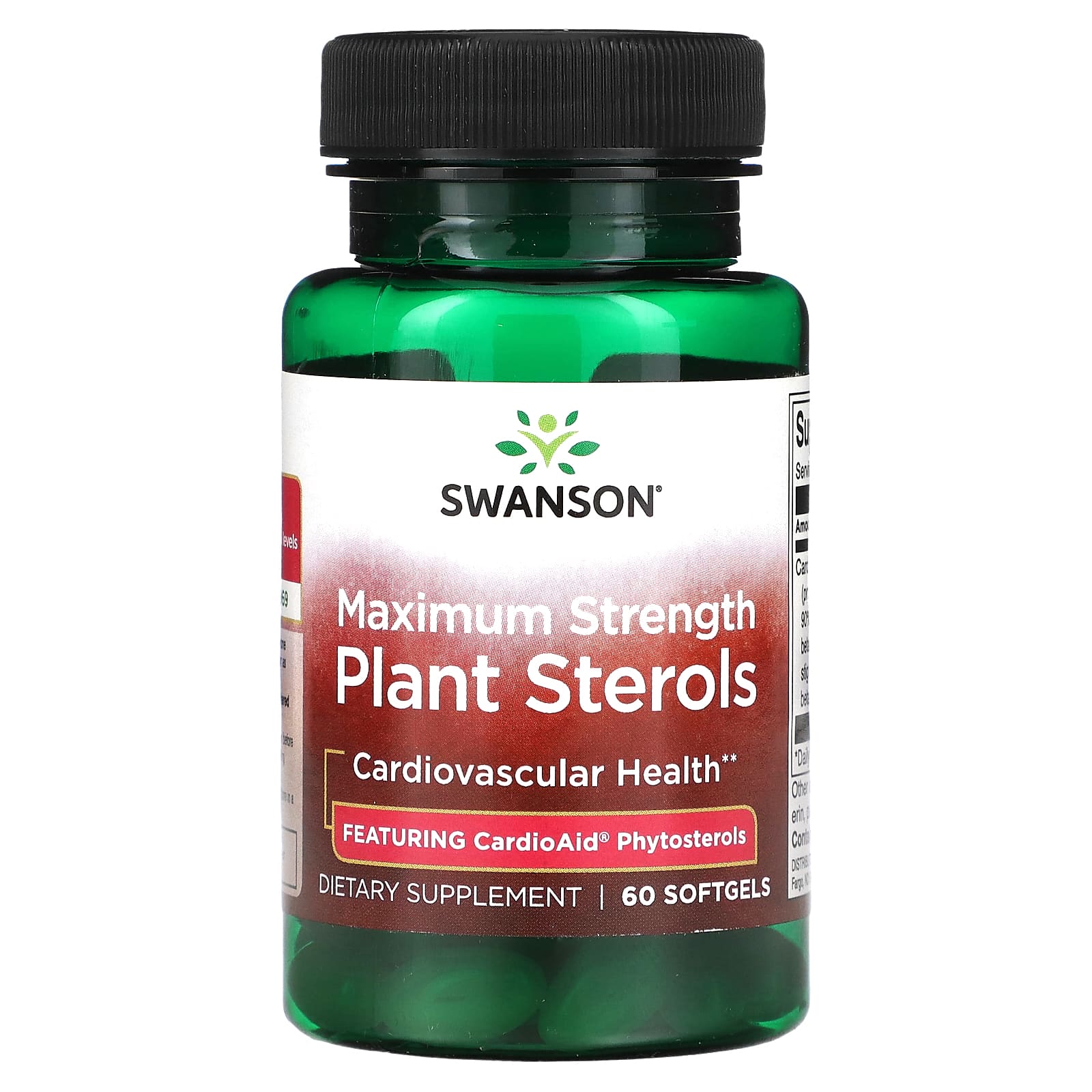 Swanson, Plant Sterols, Maximum Strength, 60 Softgels - Image 1
