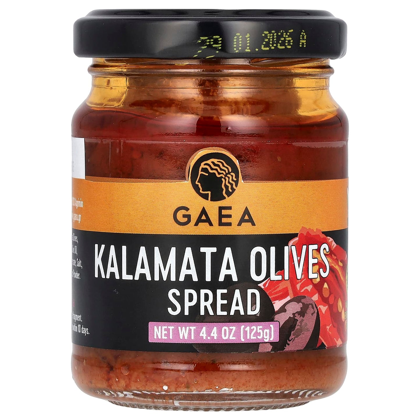 Authentic Gaea Greek Kalamata Olive Spread, 4.4 oz - Image 1