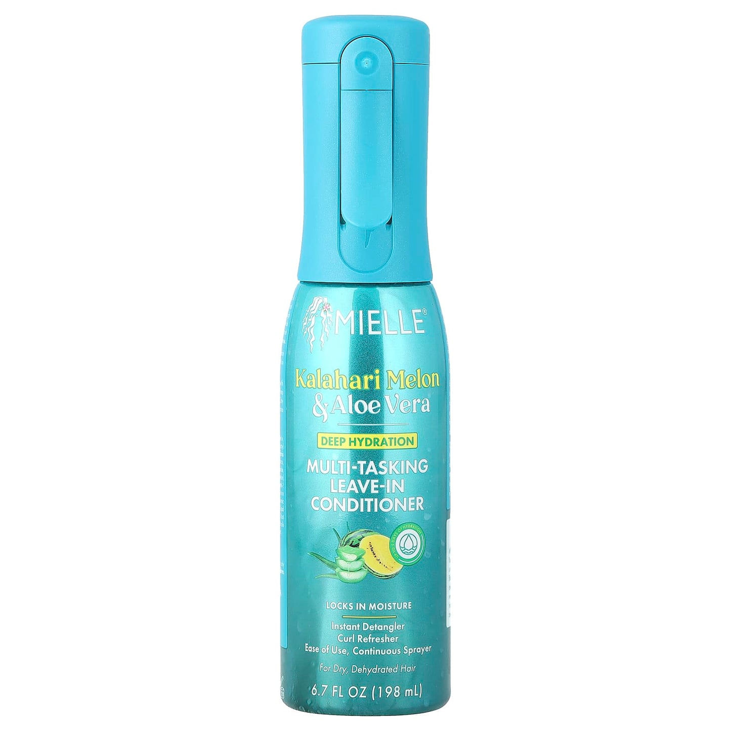 Mielle, Deep Hydration Multi-Tasking Leave-In Conditioner, For Dry, Dehydrated Hair, Kalahari Melon & Aloe Vera, 6.7 fl oz (198 ml) - Image 1