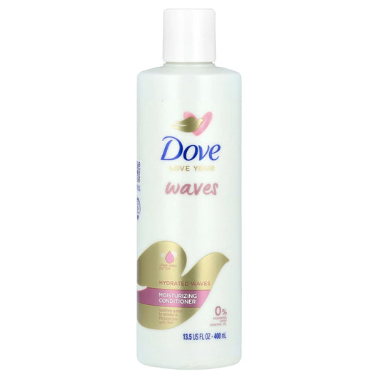 Dove Hydrated Waves Moisturizing Conditioner, 13.5 oz - Image 1