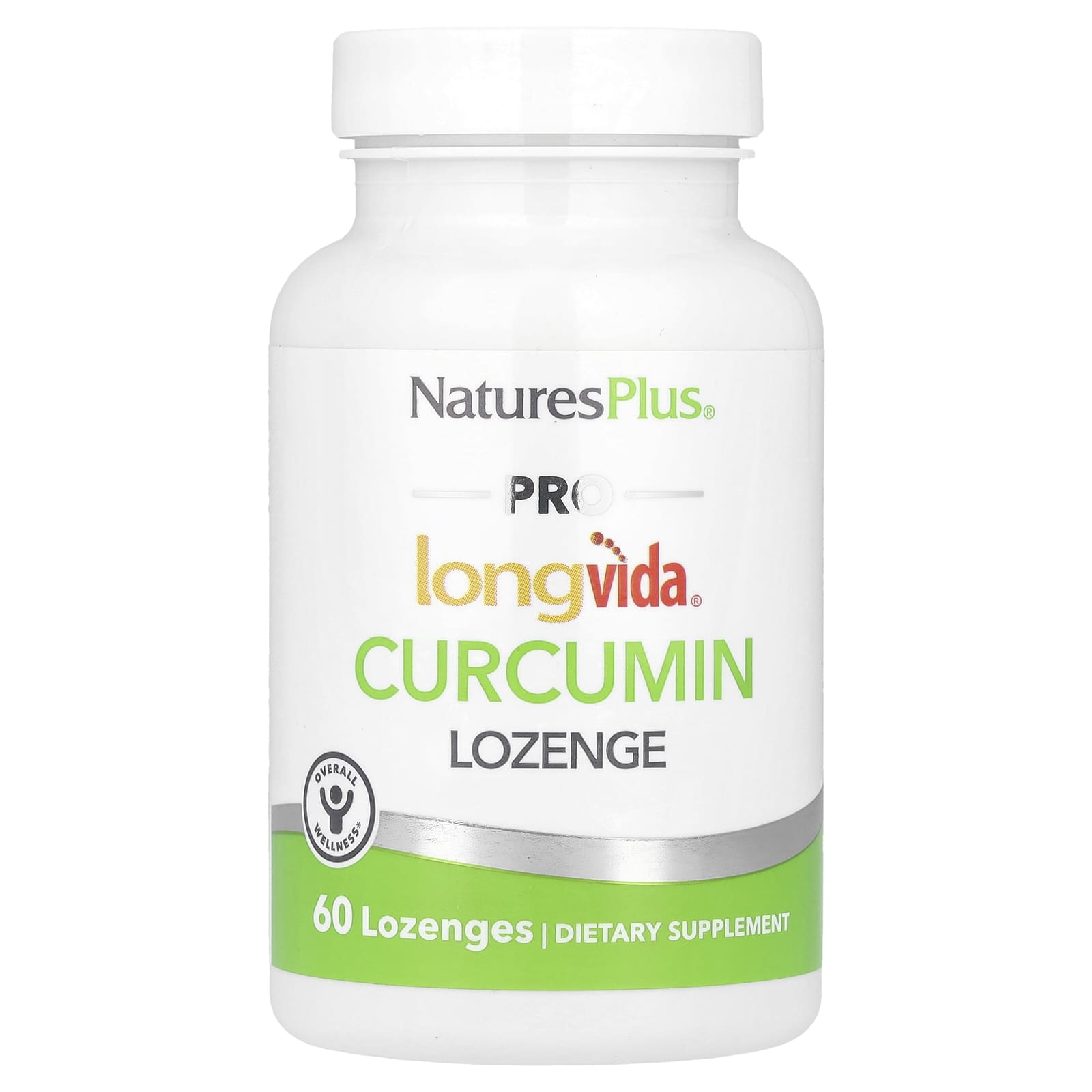 NaturesPlus, PRO longvìda® Curcumin Lozenge, 60 Lozenges (250 mg per Lozenge) - Image 1