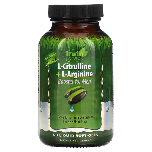 Boost Blood Flow with Irwin Naturals L-Citrulline + L-Arginine - Image 1