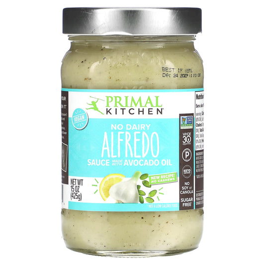 Primal Kitchen, No Dairy Alfredo Sauce Made With Avocado Oil, 15 oz (425 g) - Image 1