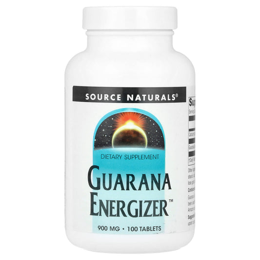 Source Naturals, Guarana Energizer™, 100 Tablets - Image 1