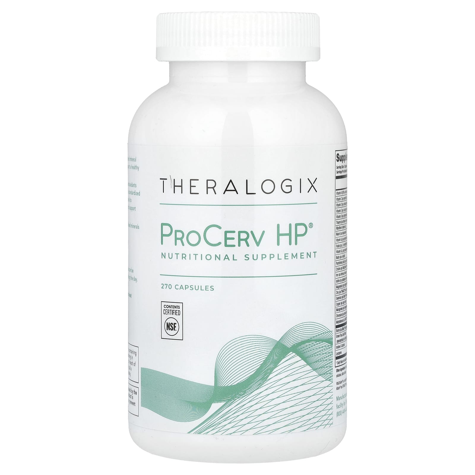 Theralogix, ProCerv HP, 270 Capsules - Image 1