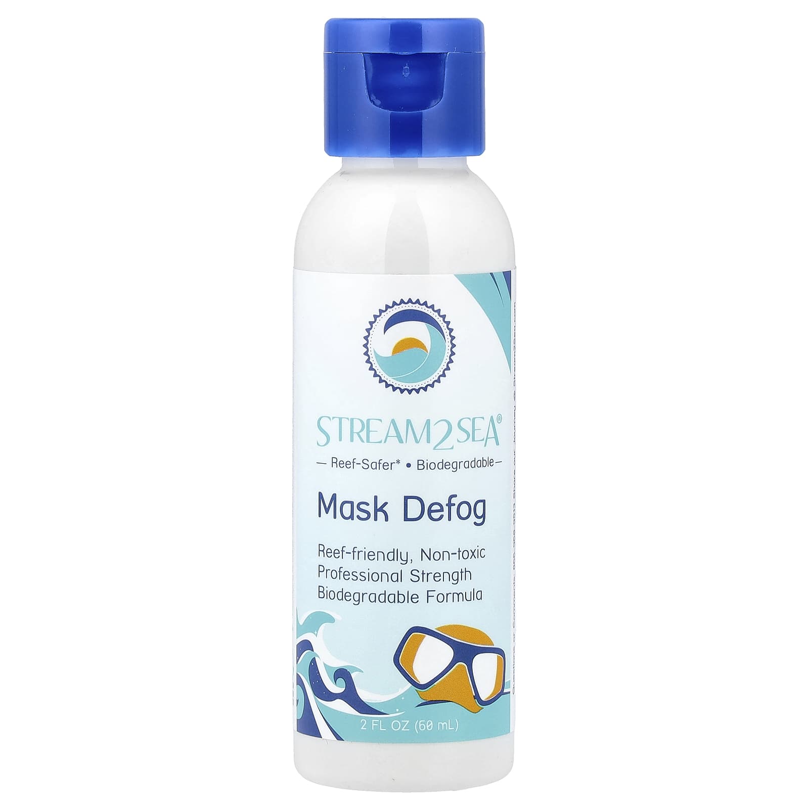 Stream2Sea, Mask Defog, 2 fl oz (60 ml) - Image 1