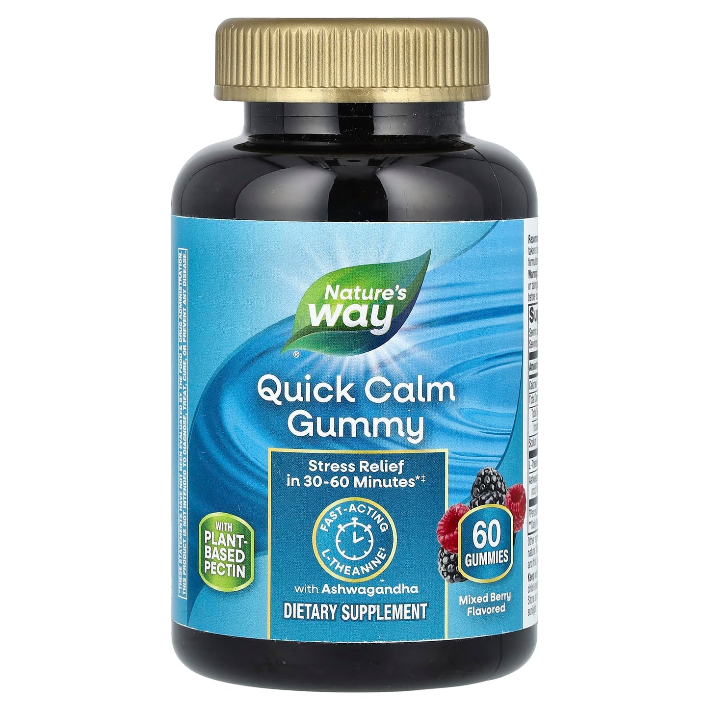 Nature's Way, Quick Calm Gummy, Mixed Berry, 60 Gummies - Image 1