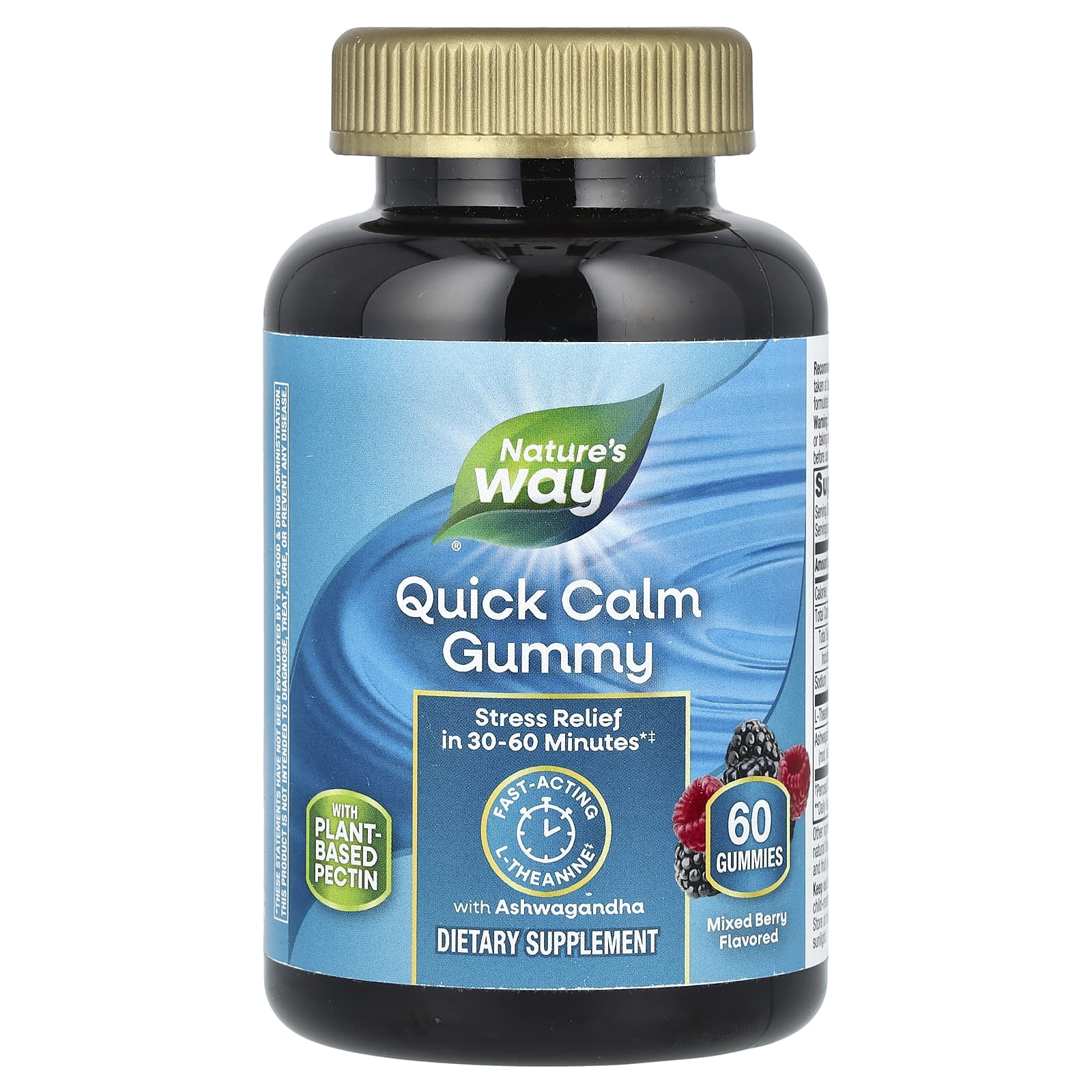 Nature's Way, Quick Calm Gummy, Mixed Berry, 60 Gummies - Image 1