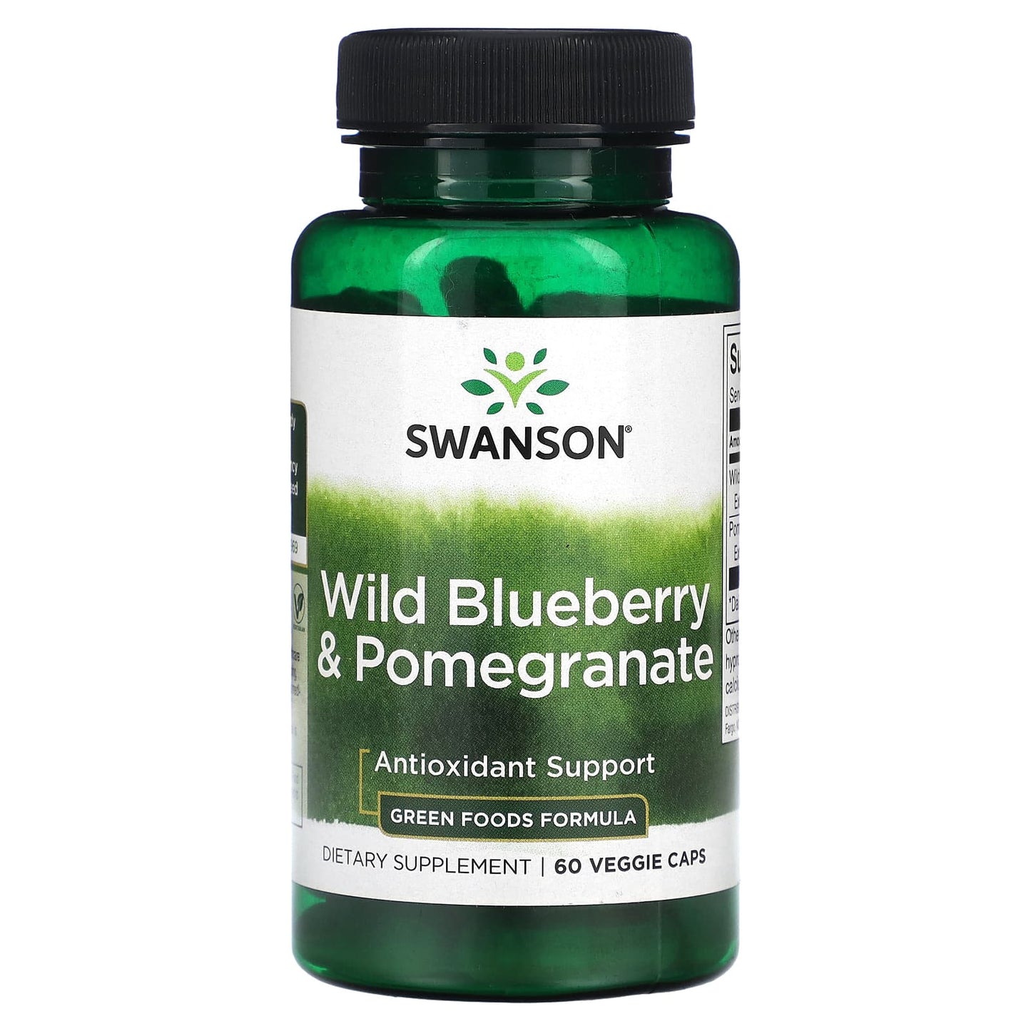Swanson, Wild Blueberry & Pomegranate, 60 Veggie Caps - Image 1
