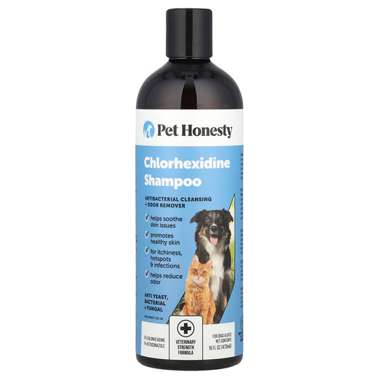Pet Honesty, Chlorhexidine Shampoo, For Dogs & Cats, 16 fl oz (473 ml) - Image 1