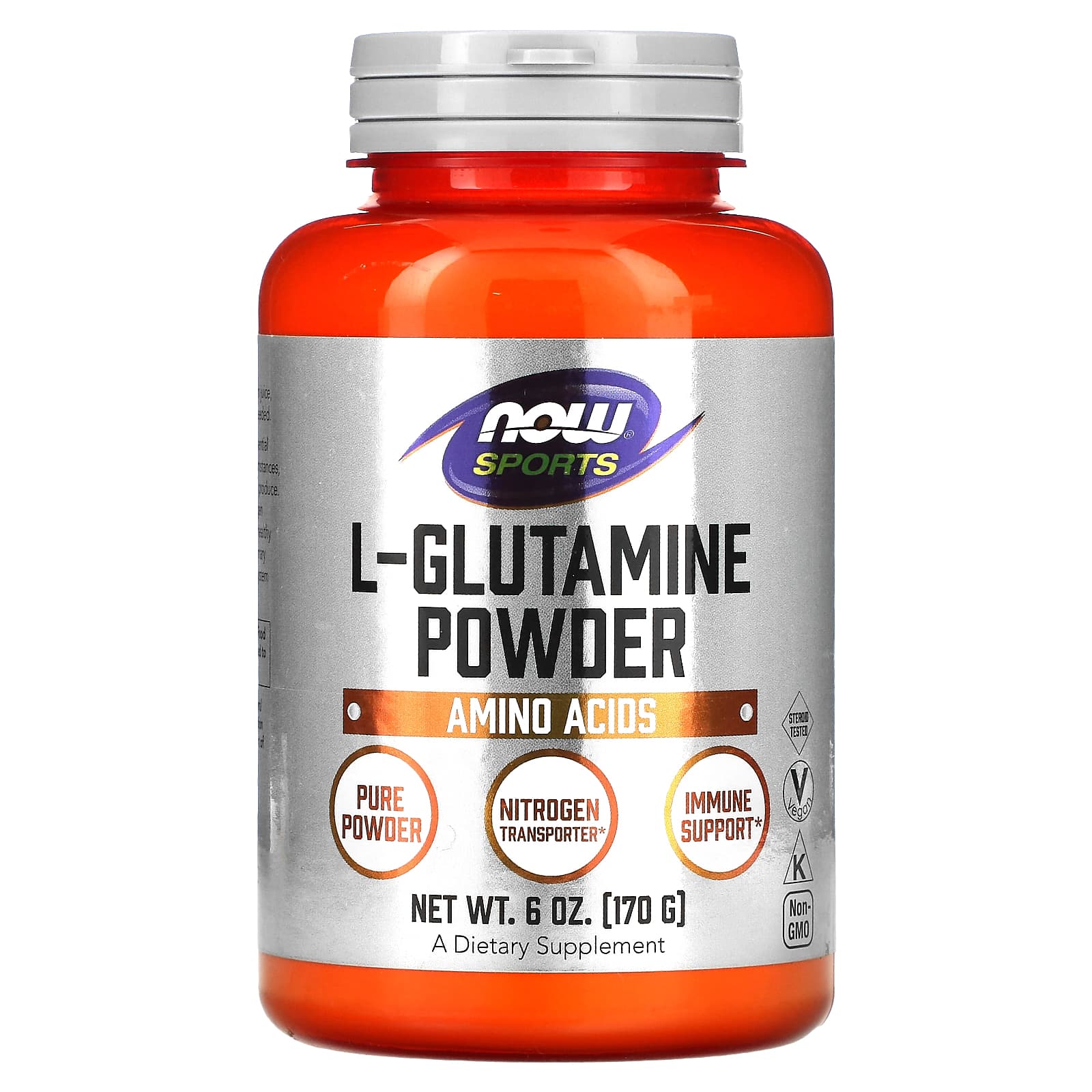 NOW Foods, Sports, L-Glutamine Powder, 6 oz (170 g) - Image 1