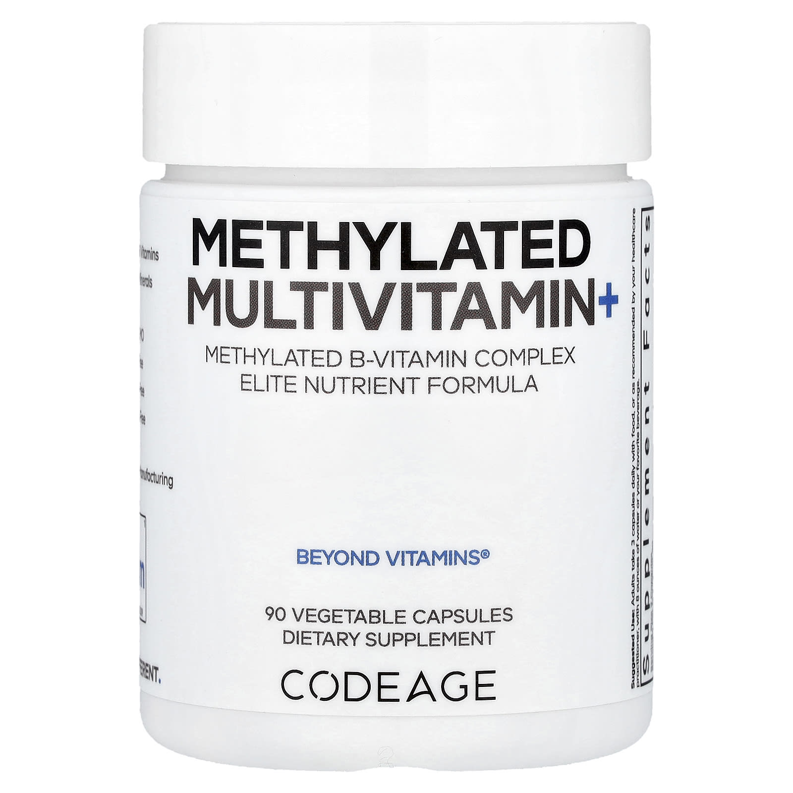 Methylated Multivitamin+ by CodeAge: Comprehensive Nutrition for Optimal Health - Image 1