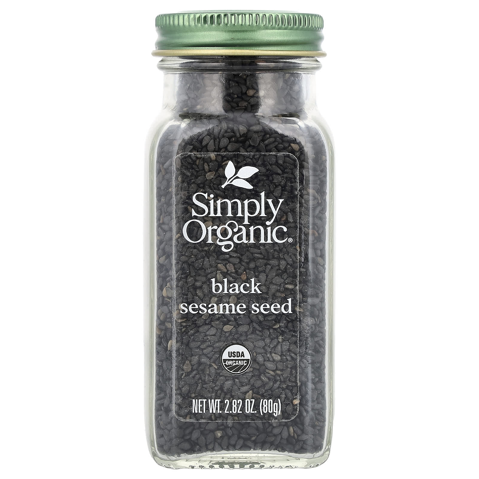 Simply Organic, Black Sesame Seed, 2.82 oz (80 g) - Image 1