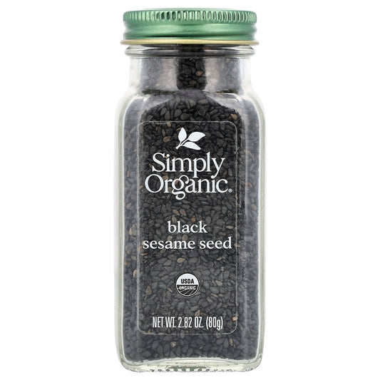 Simply Organic, Black Sesame Seed, 2.82 oz (80 g) - Image 1