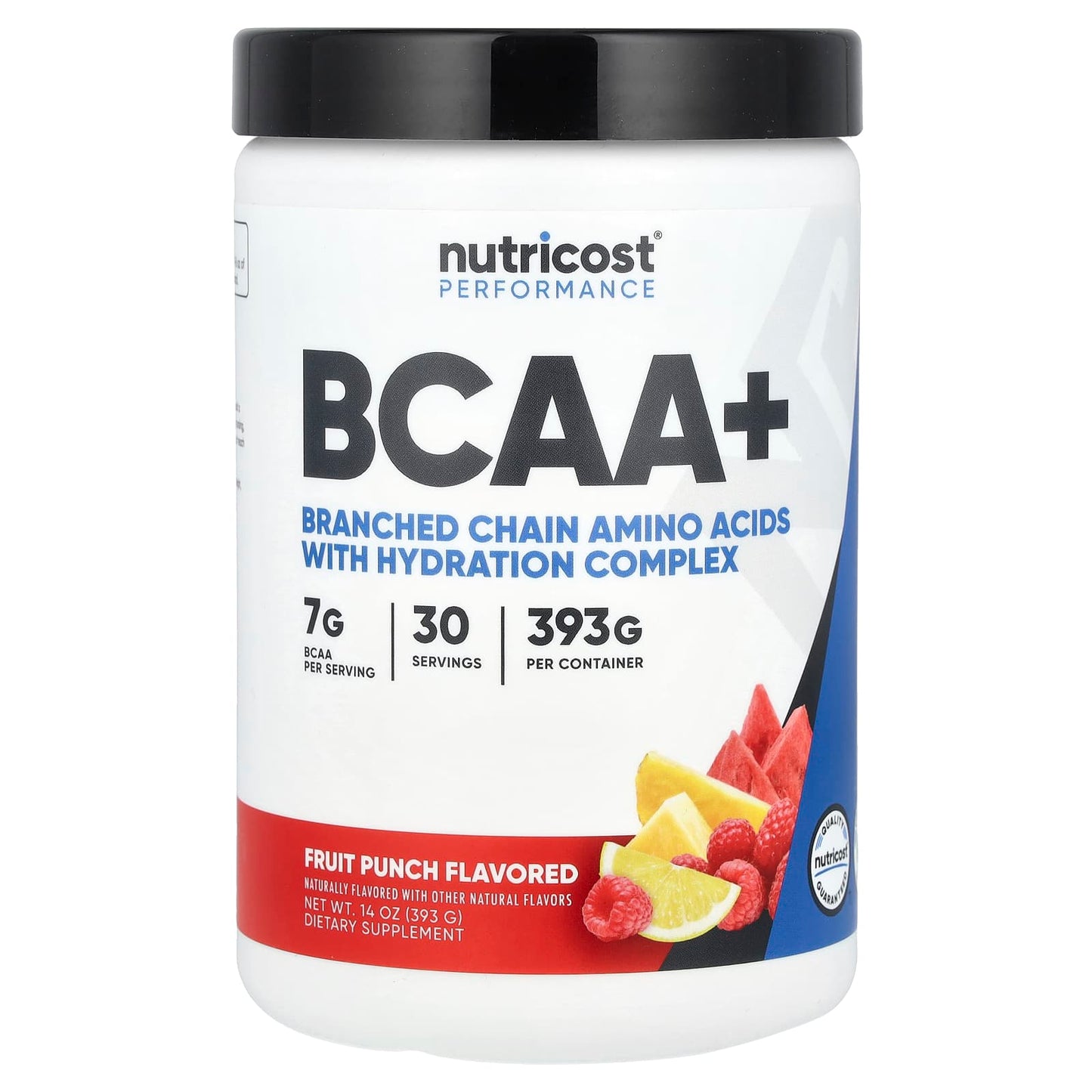Nutricost, Performance, BCAA+, Fruit Punch, 14 oz (393 g) - Image 1