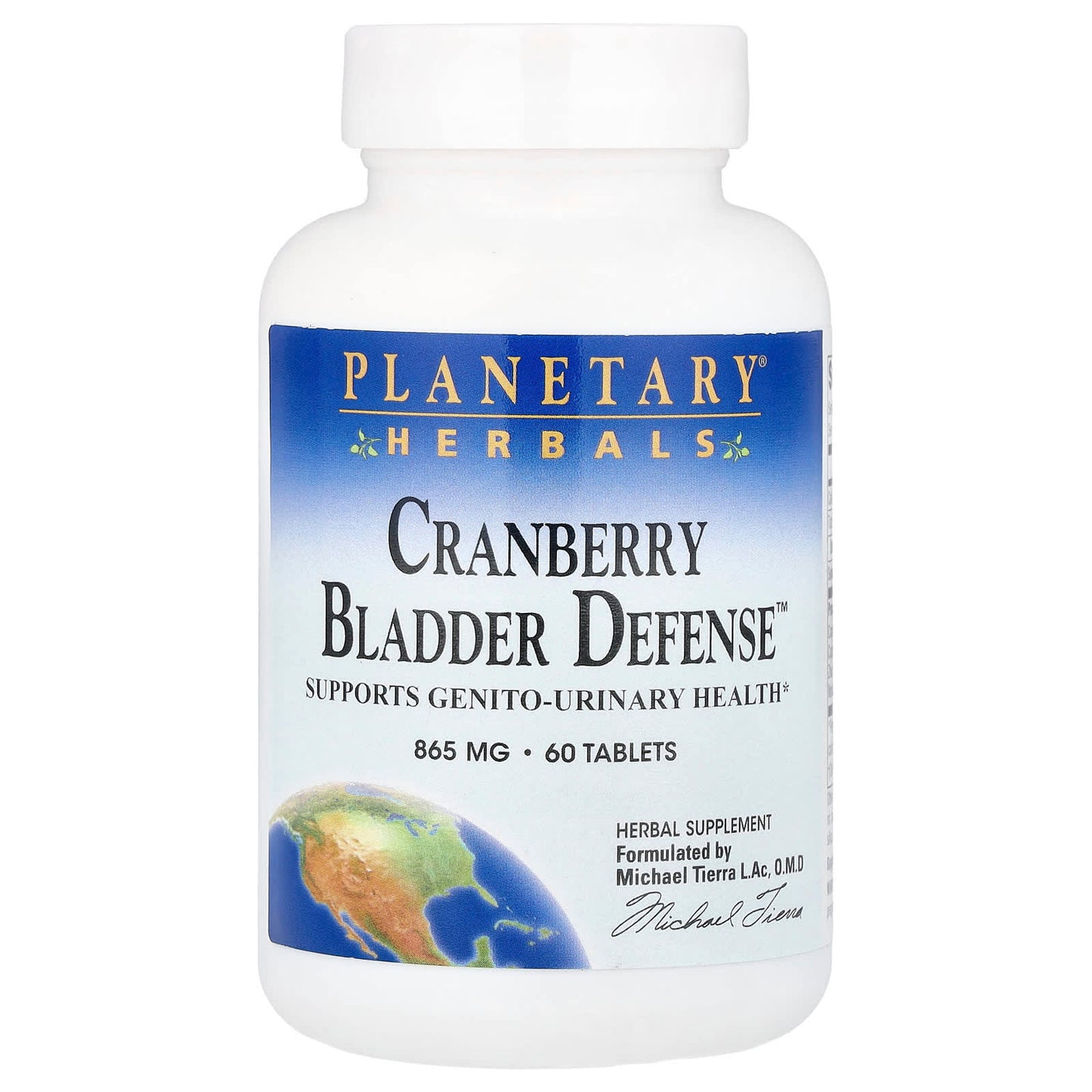 Planetary Herbals, Cranberry Bladder Defense™, 60 Tablets - Image 1