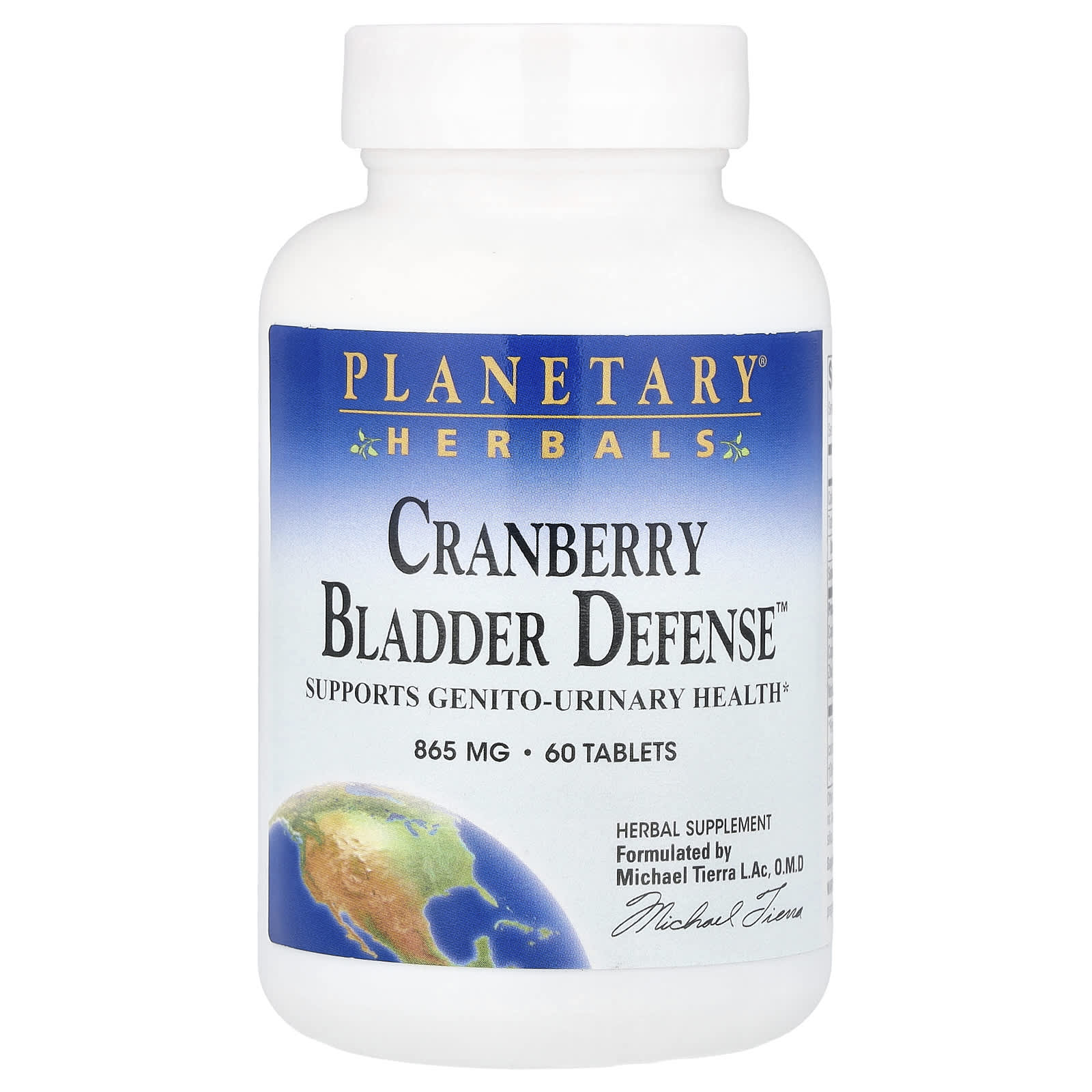 Planetary Herbals, Cranberry Bladder Defense™, 60 Tablets - Image 1